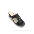 Modedame gewebte Streifen Sandalen